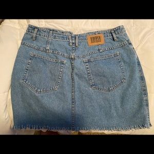 vintage denim skirt